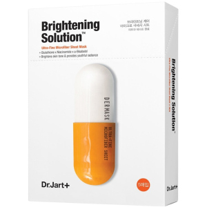 Освітлювальна маска-детокс для обличчя Dr.Jart+ Dermask Micro Jet Brightening Solution 30 г x 5 шт (8809642712652) ТОП в Чернівцях