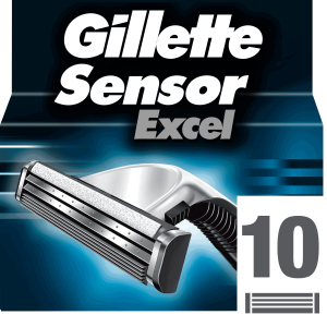 Сменные картриджи для бритья (лезвия) мужские Gillette Sensor Excel 10 шт (3014260245832) ТОП в Черновцах