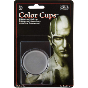 Кремовый грим Mehron Color Cups Silver 12 г (CCC-S) (764294502090) лучшая модель в Черновцах