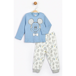 Пижама (футболка с длинным рукавом + штаны) Disney Mickey Mouse MC16191 92 см Голубая (8691109860774) в Черновцах