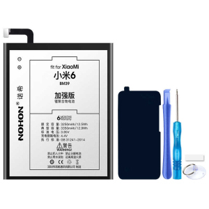 Аккумулятор NOHON для Xiaomi Mi 6 3350mAh + набор инструментов (BM39) лучшая модель в Черновцах