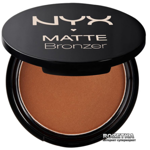 Бронзатор для обличчя та тіла NYX Professional Makeup Matte Bronzer матовий MBB03 - Medium 9.5 г (800897809072)