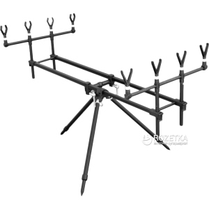 Підставка Lineaeffe Rod Pod Set для чотирьох вудилищ + чохол (6313033) ТОП в Чернівцях
