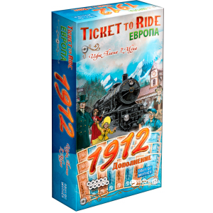 хороша модель Настільна гра Hobby World Ticket to Ride Європа 1912 (додаток) (4620011816269)