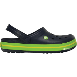 Кроки Crocs Jibbitz Crocband 11016-40I-M9/W11 42-43 26.3 см Сині із зеленим (8873509352954) в Чернівцях