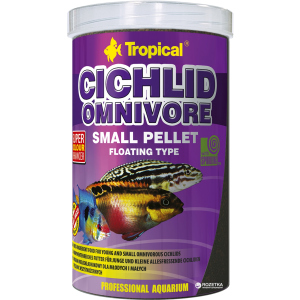 Корм Tropical Cichlid Omnivore Small Pellet для акваріумних риб у гранулах 1 л (5900469609569) в Чернівцях