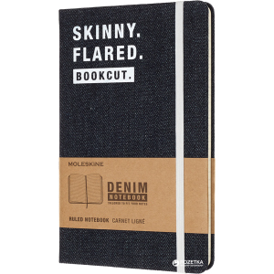 Нотатник Moleskine Denim 13 х 21 см 240 сторінок у лінійку Skinny (8058341710753) краща модель в Чернівцях