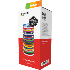 Набор нити Polaroid 1.75 мм PLA для ручки 3D 22 цвета (PL-2503-00) ТОП в Черновцах