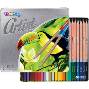 Олівці кольорові Artist Colorino 24 шт 24 кольори (83263PTR) (5907690883263) в Чернівцях