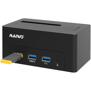 Док-станція Maiwo для HDD 2.5"/3.5" SATA/SSD + 3хUSB 3.0 (K308H) в Чернівцях