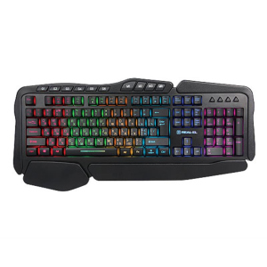 Клавіатура REAL-EL Gaming 8900 RGB Macro Black USB ТОП в Чернівцях