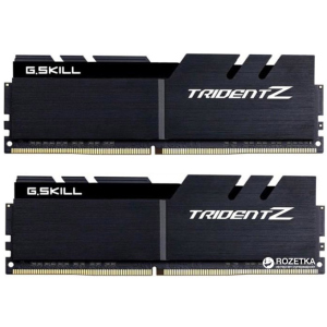 Оперативна пам'ять G.Skill DDR4-4000 32768MB PC4-32000 (Kit of 2x16384) Trident Z Black (F4-4000C19D-32GTZKK) ТОП в Чернівцях