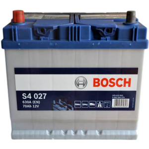 Автомобильный аккумулятор Bosch 70Аh (+/-) ASIA S4027 (630EN) (0 092 S40 270) ТОП в Черновцах