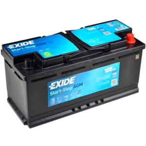 Автомобильный аккумулятор Exide AGM 6СТ-105 (EK1050) 105 Ач (-/+) Euro 950 А (EK1050) ТОП в Черновцах