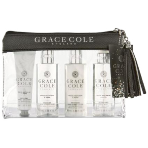 Набор для женщин Grace Cole Travel Set White Nectarine & Pear + косметичка (5055443697510) в Черновцах