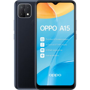 Мобильный телефон OPPO A15 2/32GB Dynamic Black лучшая модель в Черновцах