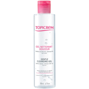 М'який гель для обличчя Topicrem Gentle Cleansing Gel 200 мл (3700281702408) краща модель в Чернівцях