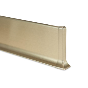Алюмінієвий плінтус Profilpas Metal line 90 висота 40 мм сатинований титан (Metal Line 90/4TM) надійний