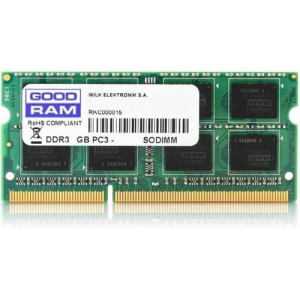 Модуль памяти GOODRAM SO-DIMM 8GB/1600 DDR3 1,35V (GR1600S3V64L11/8G) лучшая модель в Черновцах