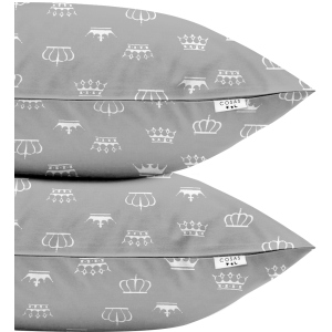 Набір наволочок Cosas Set Pillow Crown Grey 50х70 2 шт (4822052023556)