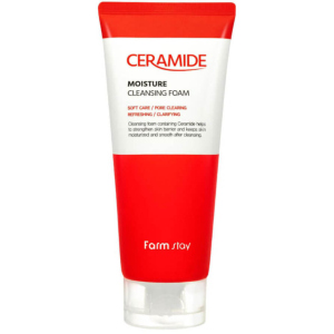 Пенка для умывания FarmStay Ceramide Moisture Cleansing Foam с керамидами 180 мл (8809480772856) лучшая модель в Черновцах