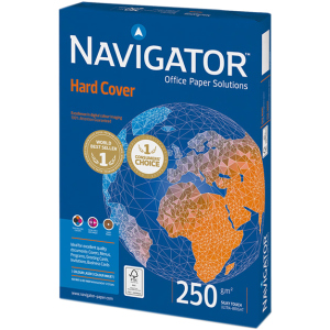 Папір Navigator Hard Cover А4 250 г/м² клас А 125 аркушів Білий (5602007989453) в Чернівцях