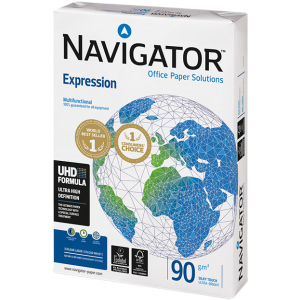 Папір Navigator Expression А4 90 г/м² клас А 500 аркушів Білий (5602024005013) краща модель в Чернівцях