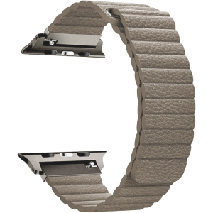 Ремешок Promate Lavish-38 для Apple Watch 38-40 мм 1/2/3/4/5/6/SE Beige (lavish-38.beige) ТОП в Черновцах