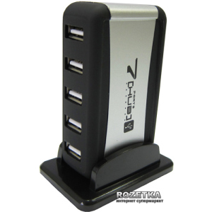 Хаб USB Lapara 7 портів USB 2.0 з блоком живлення (LA-UH7315) в Чернівцях