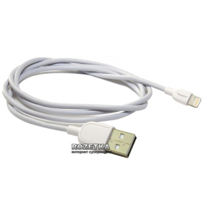 Кабель синхронізації JCPAL MFI USB to Lightning для Apple iPhone 1 м White (JCP6022) ТОП в Чернівцях