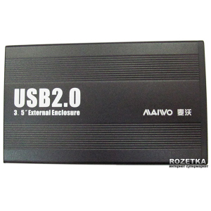 Внешний карман Maiwo для HDD 3.5" SATA USB 2.0 Black (K3502-U2S) ТОП в Черновцах