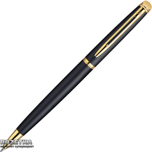 Ручка шариковая Waterman Hemisphere Matte Black BP Синяя Черный корпус (22 003) лучшая модель в Черновцах