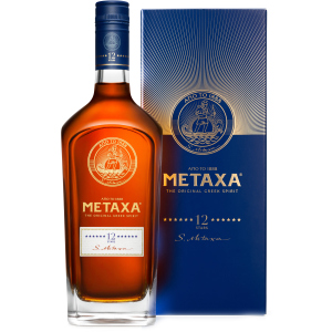 Бренди Metaxa 12 * 0.7 л 40% в подарочной упаковке (5202795150099_5202795150297) лучшая модель в Черновцах