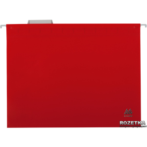 Подвесной файл Buromax А4, пластиковый 12 шт Красный (BM.3360-05) ТОП в Черновцах
