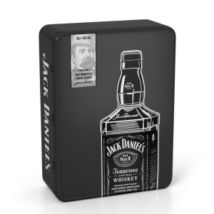 Теннессі Віскі Jack Daniel's 0.7 л 40% в металевій коробці з двома келихами (5099873045855) ТОП в Чернівцях