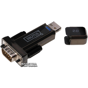 Перехідник Digitus USB to RS232 Black (DA-70156) в Чернівцях