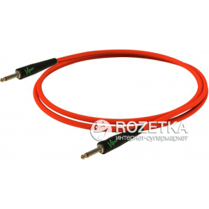 Інструментальний кабель Bespeco VIPER300 3 м Fluorescent Red (23-2-4-35)
