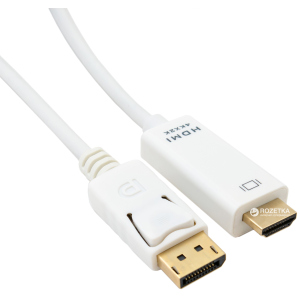 Кабель ExtraDigital DisplayPort 1.2 - HDMI 2.0 2 м (KBD1669) лучшая модель в Черновцах