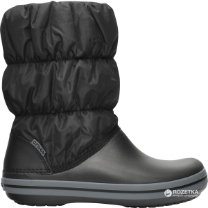 Дутики Crocs Jibbitz Winter Puff Boot 14614-070-W10 41-42 26.3 см Черные (883503941168) ТОП в Черновцах