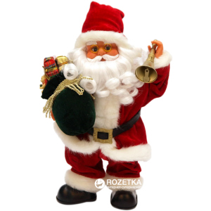 Дед Мороз интерактивный с подарком и звоночком mag-2000 36 см Красный (230013) надежный