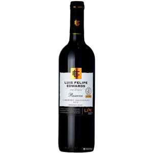 Вино Luis Felipe Edwards Cabernet-Sauvignon Reserva червоне сухе 0.75 л 13.5% (7804414381464) краща модель в Чернівцях