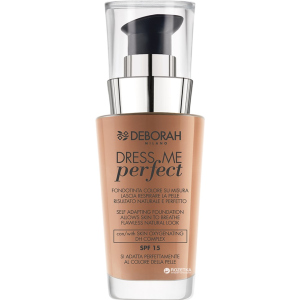 Тональна основа Deborah Dress me Perfect SPF 15 № 04 30 мл (8009518230147) ТОП в Чернівцях