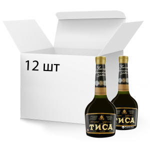 Упаковка Бренди Тиса 6 лет выдержки 42% 0.5 л x 12 шт (4820139280519) в Черновцах