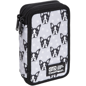 Пенал Coolpack Jumper 2 35 предметів 2 відділення French Bulldogs (C66247)