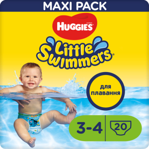 Підгузки-трусики Huggies Little Swimmers 3-4, 7-15 кг 20 шт (5029053535852) в Чернівцях