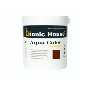 Краска для дерева Bionic-House Aqua Color UV-protect 2,5л Шоколад А109 ТОП в Черновцах