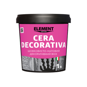 Декоративний віск CERA DECORATIVA ELEMENT DECOR 1 л ТОП в Чернівцях