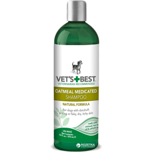 Шампунь VET`S BEST Oatmeal Med Shampoo терапевтичний для собак 470 мл (vb10344) краща модель в Чернівцях