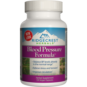 Натуральна добавка Ridgecrest Herbals Blood Pressure Formula 120 гелевих капсул (355724005498)