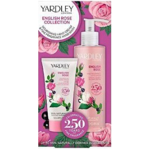 Набір для жінок Yardley English Rose Hand Wash and Hand Cream 50 мл + 250 мл (5056179301900) краща модель в Чернівцях